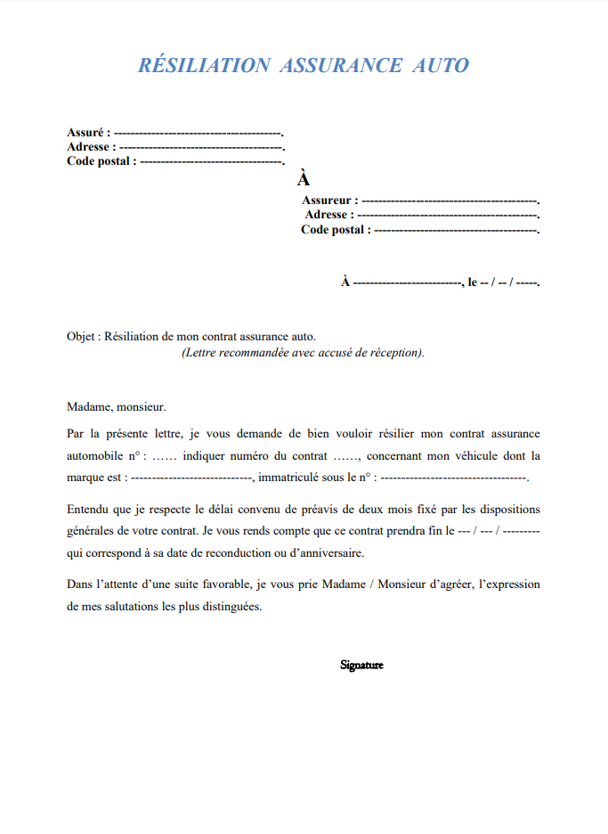 découvrez comment résilier votre assurance auto en toute simplicité. suivez nos étapes claires et obtenez des conseils pratiques pour mettre fin à votre contrat tout en évitant les pièges courants.