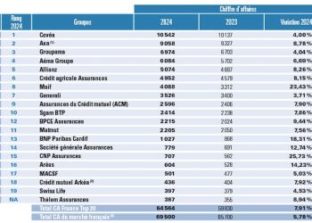 Top des Assureurs en France : Découvrez le Classement des Meilleures Compagnies d&rsquo;Assurance
